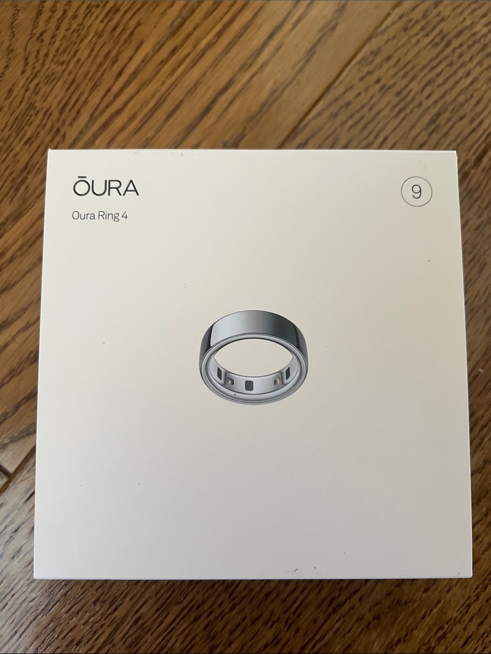 Oura ring silver size 9